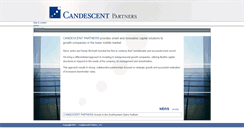 Desktop Screenshot of candescentpartners.com