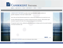 Tablet Screenshot of candescentpartners.com